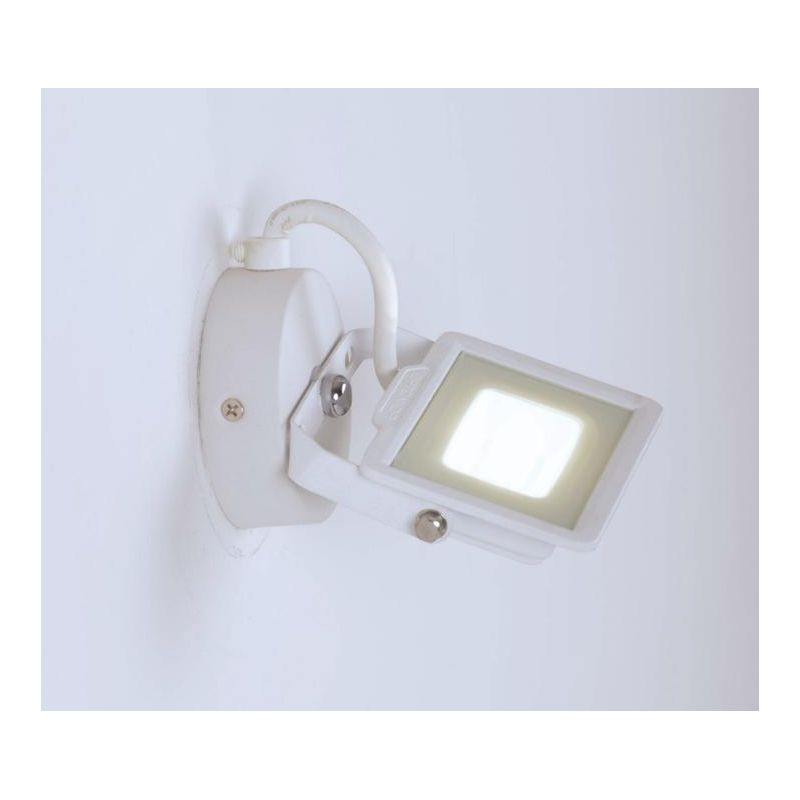 PRATICA 10 APPLIQUE MINIMAL INDUSTRIAL BIANCO O NERO LED 10W DI ILLUMINANDO