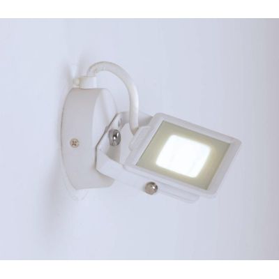 PRATICA 10 APPLIQUE MINIMAL INDUSTRIAL BIANCO O NERO LED 10W DI ILLUMINANDO