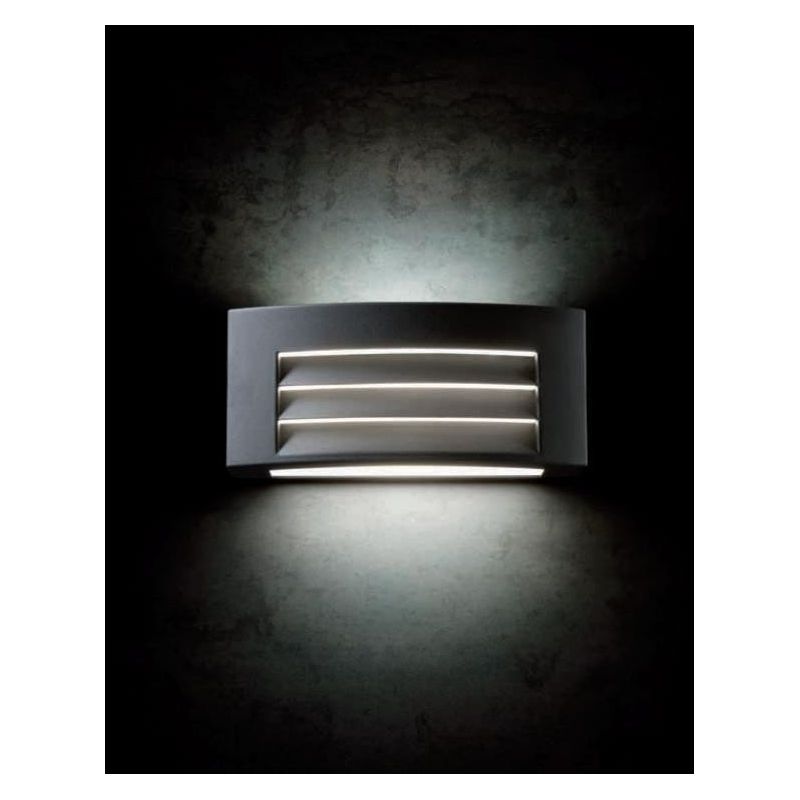 TOSCA APPLIQUE DA ESTERNO 1XE27 IN ALLUMINIO COLORE ANTRACITE IP54 Sovil - Cristalensi Shop Online