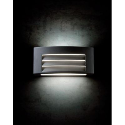 TOSCA APPLIQUE DA ESTERNO 1XE27 IN ALLUMINIO COLORE ANTRACITE IP54 Sovil - Cristalensi Shop Online
