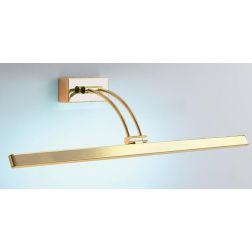 DALI G LAMPADA DA SPECCHIO/QUADRO A LED IN METALLO ORO OPPURE CROMO Illuminando - Cristalensi Shop Online