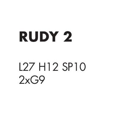 RUDY APPLIQUE DA BAGNO O PARETE MODERNA IN METALLO CROMO LUCIDO CON LUCI ORIENTABILI Illuminando - Cristalensi Shop Online
