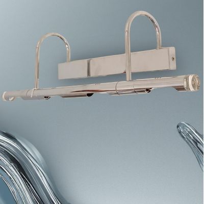 RUDY 4 APPLIQUE DA BAGNO O PARETE MODERNA IN METALLO DORATO LUCIDO CON LUCI ORIENTABILI Illuminando - Cristalensi Shop Online