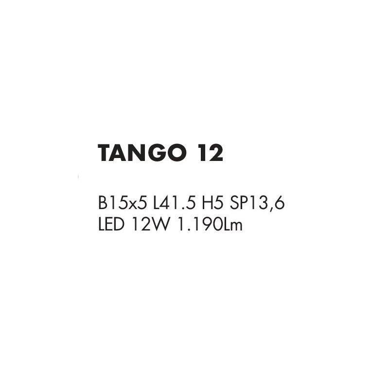 TANGO PARETE SPECCHIO/QUADRO LED 12W CON AGGANCIO DIETRO SPECCHIO Illuminando - Cristalensi Shop Online