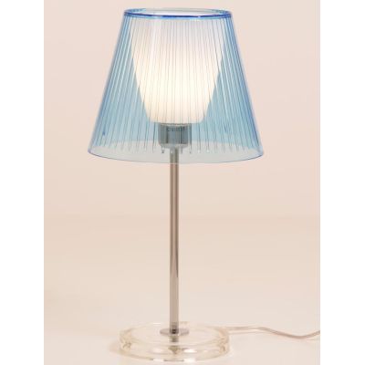 JOLLY LAMPADA DA TAVOLO CON STELO CROMATO E PARALUME IN ACRILICO IN 7 COLORI Illuminando - Cristalensi Shop Online