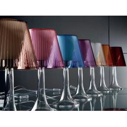 JOLLY LAMPADA DA TAVOLO CON STELO CROMATO E PARALUME IN ACRILICO IN 7 COLORI Illuminando - Cristalensi Shop Online 2