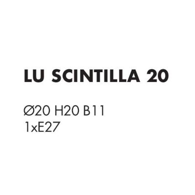 SCINTILLA LAMPADA DA TAVOLO ROTONDA IN ACRILICO TRASPARENTE 3 MISURE MODERNA LAMPADINA ATTACCO E27