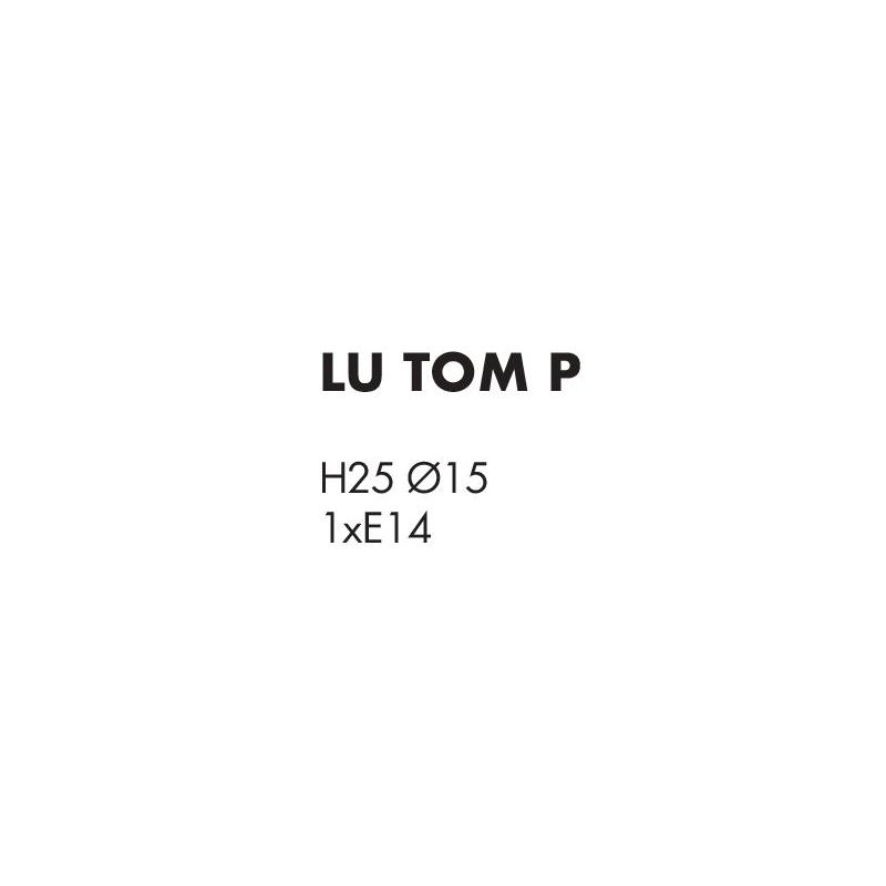 TOM LAMPADA DA TAVOLO NICHEL CON DIFFUSORE BIANCO LATTE SATINATO 2 MISURE