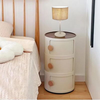 CILINDRO LAMPADA DA TAVOLO D20 CM IN METALLO 5 COLORI CON PARALUME IN TESSUTO DI LINO 3 COLORI MODERNA