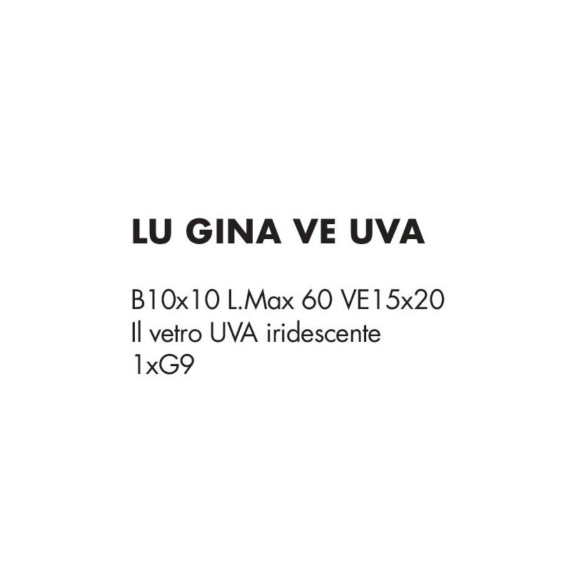 GINA UVA LAMPADA DA TAVOLO CON BRACCIO FLESSIBILE CROMO O NICHEL E CON SFERA IN VETRO IRIDESCENTE  LAMPADINA G9