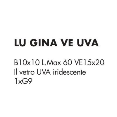 GINA UVA LAMPADA DA TAVOLO CON BRACCIO FLESSIBILE CROMO O NICHEL E CON SFERA IN VETRO IRIDESCENTE  LAMPADINA G9