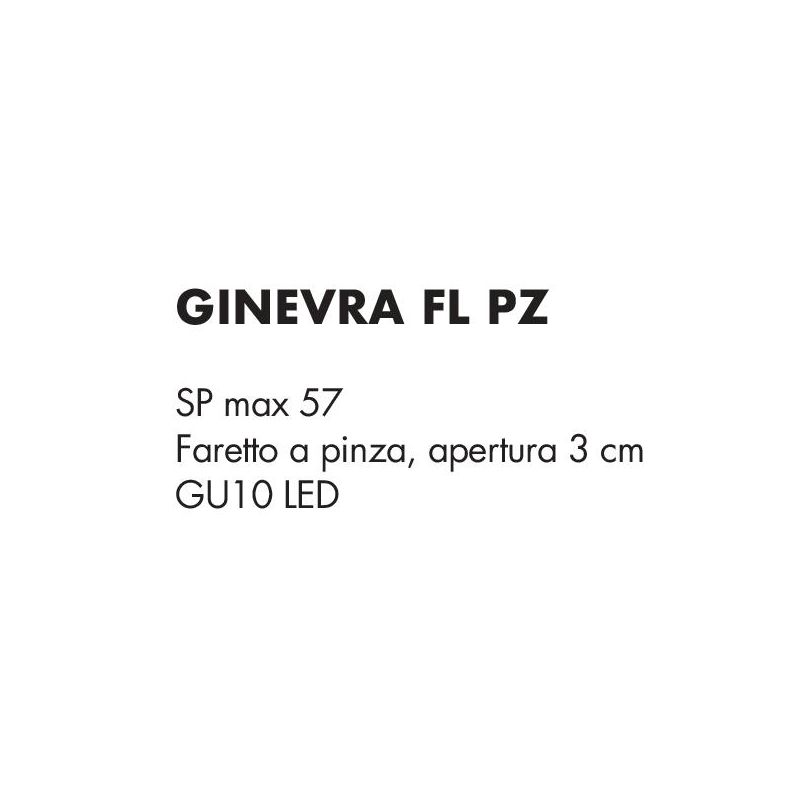 GINEVRA BRACCIO FLESSIBILE CON PINZA IN METALLO CROMATO LAMPADINA LED INCLUSA Illuminando - Cristalensi Shop Online