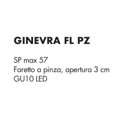 GINEVRA BRACCIO FLESSIBILE CON PINZA IN METALLO CROMATO LAMPADINA LED INCLUSA Illuminando - Cristalensi Shop Online