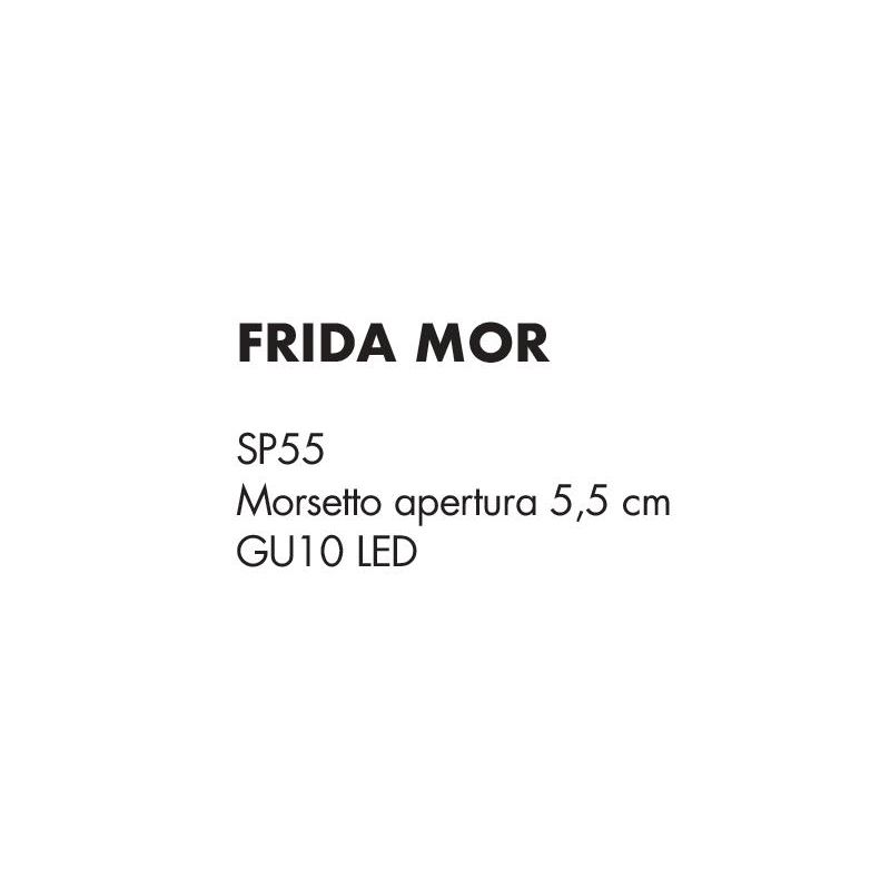 FRIDA LAMPADA DA TAVOLO CON MORSETTO IN METALLO BRUNITO CON BRACCIO FLESSIBILE E LAMPADINA GU10 LED 5,5W INCLUSA