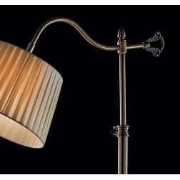 BRIDGE LAMPADA DA TAVOLO CLASSICA MONTATURA BRUNITA E PARALUME SABBIA DI ILLUMINANDO Illuminando - Cristalensi Shop Online 2