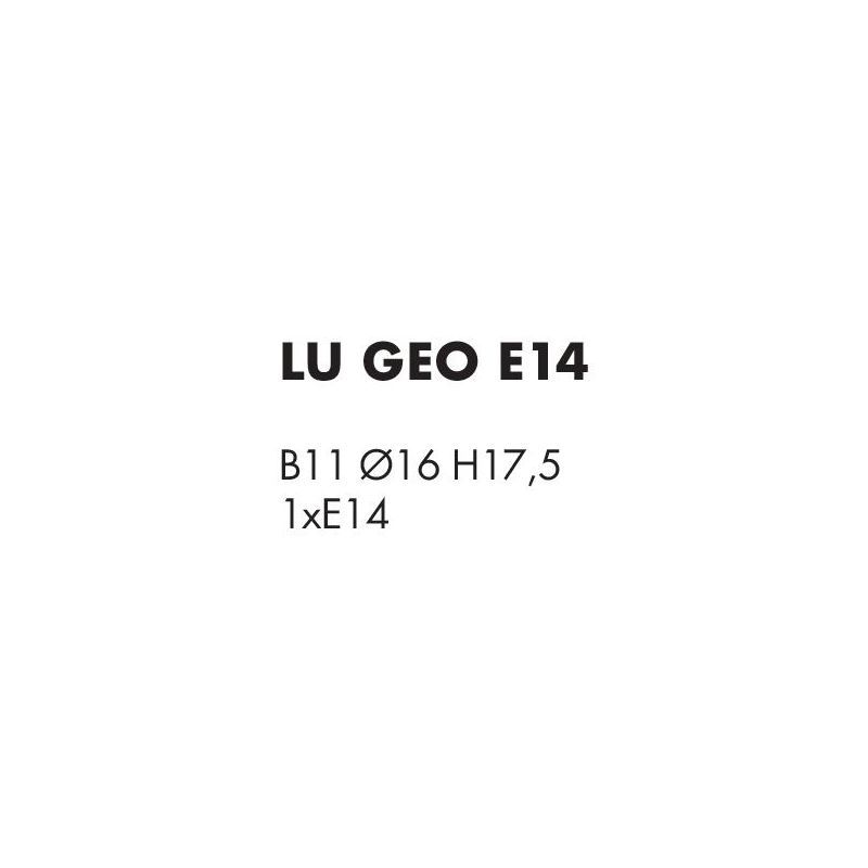 GEO LUMETTO D16 CM METALLO BIANCO O SABBIA TRAFORATO CON LAMPADINA ATTACCO E14 DESIGN MODERNO