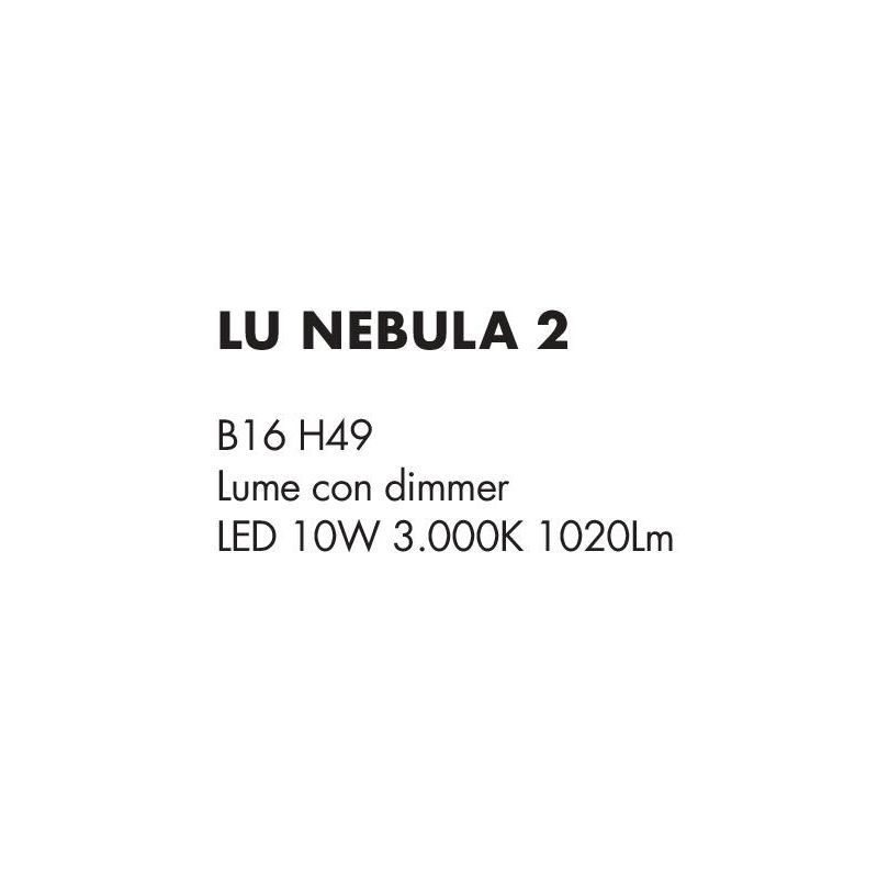 NEBULA LAMPADA DA TAVOLO INTRECCIATA IN METALLO CROMATO LED 10W LUCE 3000K TOUCH DIMMER MODERNA