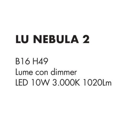 NEBULA LAMPADA DA TAVOLO INTRECCIATA IN METALLO CROMATO LED 10W LUCE 3000K TOUCH DIMMER MODERNA
