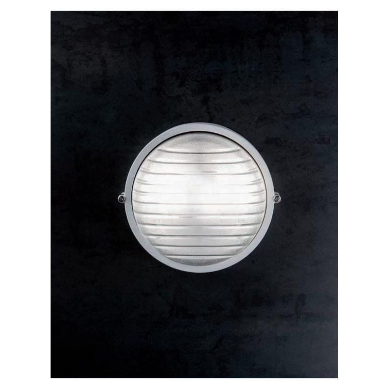INDUSTRIALE TONDA APPLIQUE DA ESTERNI PICCOLA IP54 BIANCA O NERA CLASSICA DI SOVIL Sovil - Cristalensi Shop Online