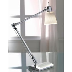 LOLA LAMPADA DA TAVOLO A LED ORIENTABILE CON DIFFUSORE COLORATO Illuminando - Cristalensi Shop Online