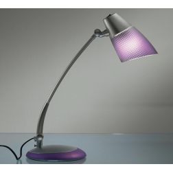OLGA LAMPADA DA TAVOLO VIOLA O ARANCIO CON LAMPADINA LED 9W 2700K SOSTITUIBILE Illuminando - Cristalensi Shop Online 2