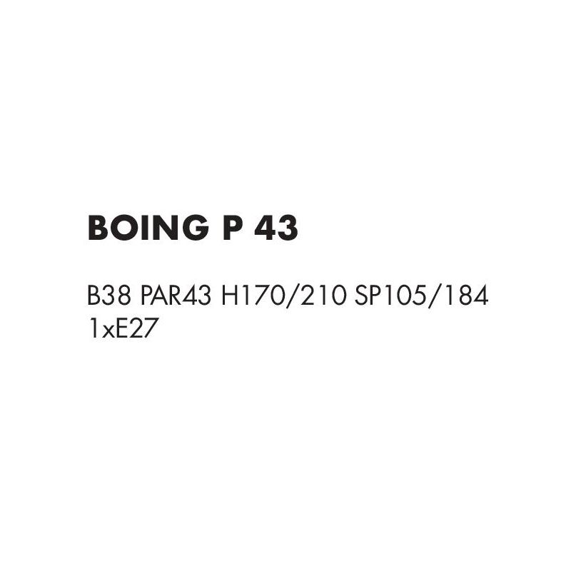BOING P PIANTANA AD ARCO IN METALLO ORO O NICHEL CON PARALUME IN TESSUTO DI LINO 3 COLORI MODERNA