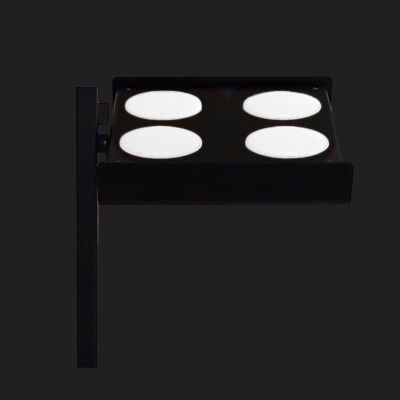 FOCUS PIANTANA IN METALLO NERO BIANCO SABBIA O BRONZO CON DIFFUSORE ORIENTABILE Illuminando - Cristalensi Shop Online