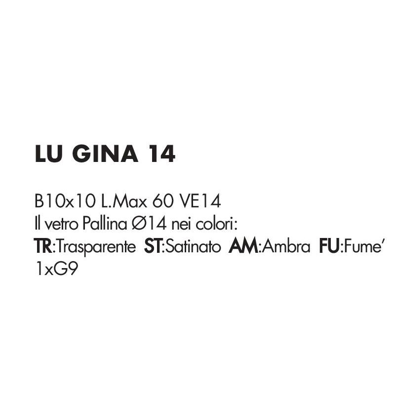 GINA LAMPADA DA TAVOLO CON BRACCIO FLESSIBILE CROMO O NICHEL E SFERA IN VETRO 4 COLORI LAMPADINA G9