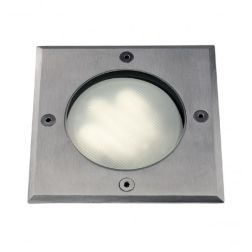 OBLO' MICRO QUADRATO IP67 INCASSO IN ACCIAIO CON LAMPADINA LED INCLUSA Pan International - Cristalensi Shop Online