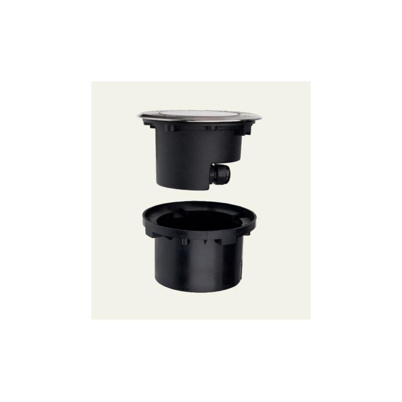 OBLO' MICRO QUADRATO IP67 INCASSO IN ACCIAIO CON LAMPADINA LED INCLUSA Pan International - Cristalensi Shop Online