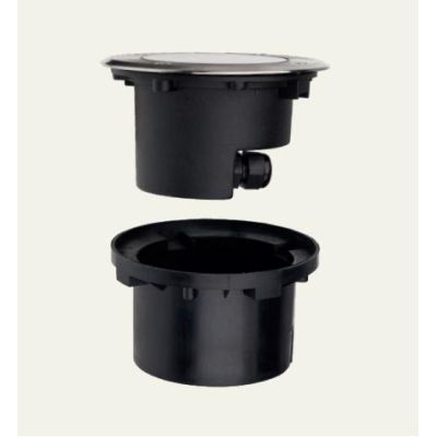 OBLO' MICRO QUADRATO IP67 INCASSO IN ACCIAIO CON LAMPADINA LED INCLUSA Pan International - Cristalensi Shop Online