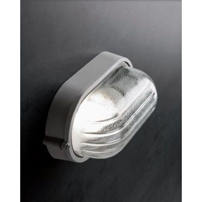 INDUSTRIALE OVALE APPLIQUE DA ESTERNI PICCOLA OVALE IP54 BIANCA O NERA CLASSICA DI SOVIL Sovil - Cristalensi Shop Online