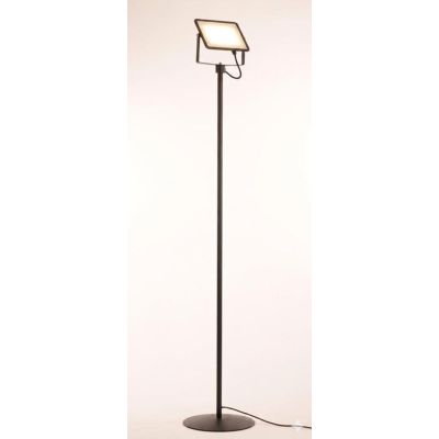 PRATICA LAMPADA DA TERRA LED 50W 4000 LUMEN IN METALLO NERO O BIANCO ECONOMICA Illuminando - Cristalensi Shop Online