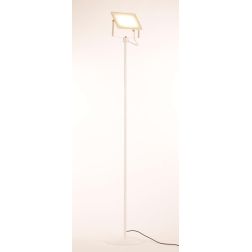 PRATICA LAMPADA DA TERRA LED 50W 4000 LUMEN IN METALLO NERO O BIANCO ECONOMICA Illuminando - Cristalensi Shop Online