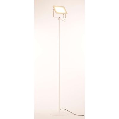PRATICA LAMPADA DA TERRA LED 50W 4000 LUMEN IN METALLO NERO O BIANCO ECONOMICA Illuminando - Cristalensi Shop Online