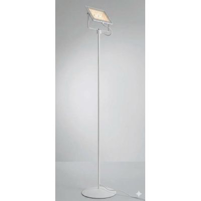 PRATICA LAMPADA DA TERRA LED 100W 8000 LUMEN IN METALLO NERO O BIANCO ECONOMICA Illuminando - Cristalensi Shop Online