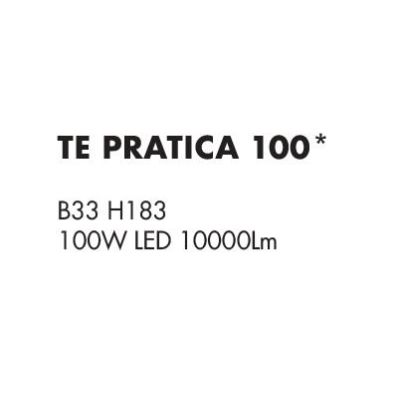 PRATICA LAMPADA DA TERRA LED 100W 8000 LUMEN IN METALLO NERO O BIANCO ECONOMICA Illuminando - Cristalensi Shop Online