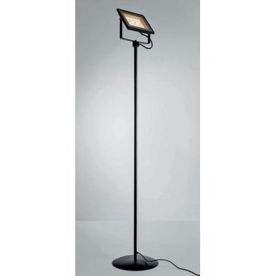 PRATICA LAMPADA DA TERRA LED 100W 8000 LUMEN IN METALLO NERO O BIANCO ECONOMICA Illuminando - Cristalensi Shop Online