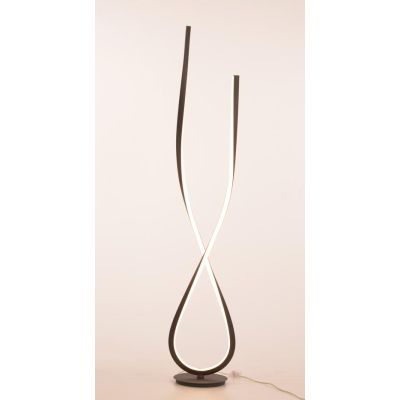 LOVERS PIANTANA SINUOSA A LED LUCE CCT 2700K,3000K,4000K ALLUMINIO 3 COLORI ORIGINALE E MODERNA