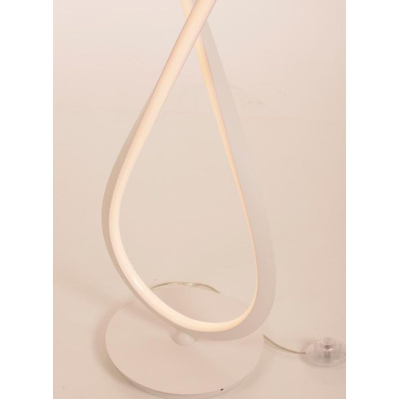 LOVERS PIANTANA SINUOSA A LED LUCE CCT 2700K,3000K,4000K ALLUMINIO 3 COLORI ORIGINALE E MODERNA