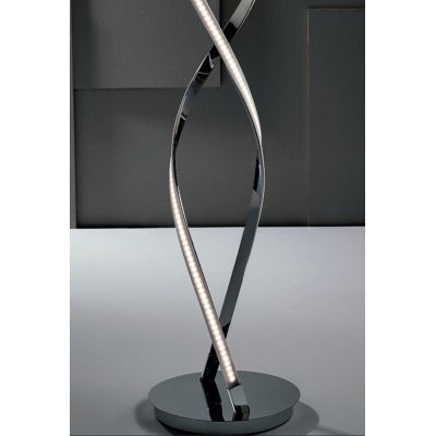NEBULA LAMPADA DA TERRA ALTEZZA 117 CM LED 22W CROMO LUCIDO MODERNO Illuminando - Cristalensi Shop Online
