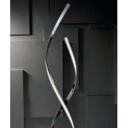 NEBULA LAMPADA DA TERRA ALTEZZA 117 CM LED 22W CROMO LUCIDO MODERNO Illuminando - Cristalensi Shop Online 2