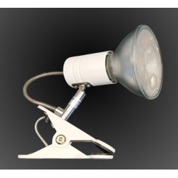 ZEUS PINZA BIANCO, NERO O NIKEL SATINATO FARETTO DIREZIONABILE CON PORTALAMPADE E27 Illuminando - Cristalensi Shop Online