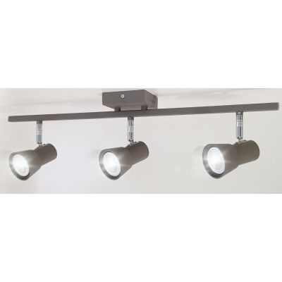 TORCIA 3 APPLIQUE PLAFONIERA MOKA O BIANCA LAMPADINE LED GU10 DIREZIONABILI Illuminando - Cristalensi Shop Online