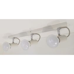 MAGNUM 3 LED BINARIO CROMO O BIANCO CON LAMPADINE LED INCLUSE E SOSTITUIBILI Illuminando - Cristalensi Shop Online
