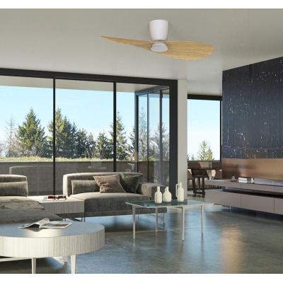 SURFER VENTILATORE D112 CM LED 18W DIMMERABILE 3 FINITURE COLORE CON TELECOMANDO INCLUSO MODERNO