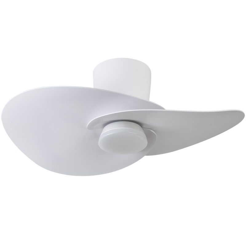 NENUFAR VENTILATORE D74 CM LED 18W DIMMERABILE 3 FINITURE COLORE CON TELECOMANDO INCLUSO MODERNO