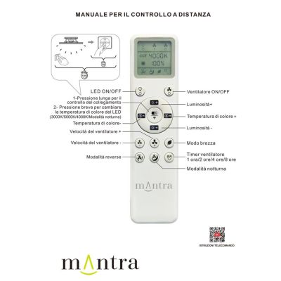 CERAMICA VENTILATORE D122 CM IN CERAMICA 2 COLORI LED 20W DIMMERABILE PALE FINITURA LEGNO TELECOMANDO INCLUSO