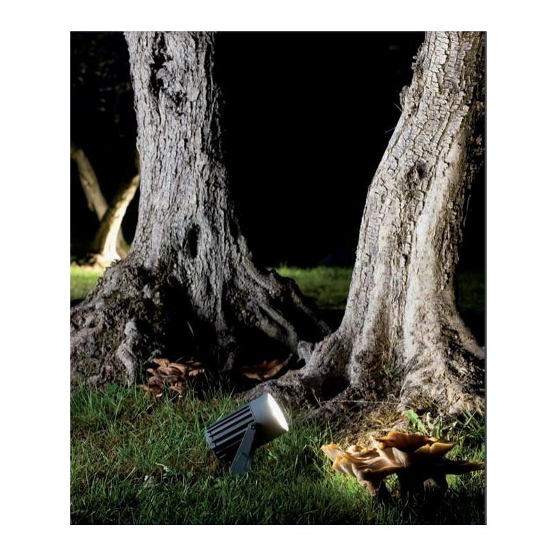 TUBE FARETTO DA ESTERNO ORIENTABILE IP65 LED 12W ANTRACITE CON PICCHETTO INCLUSO Sovil - Cristalensi Shop Online