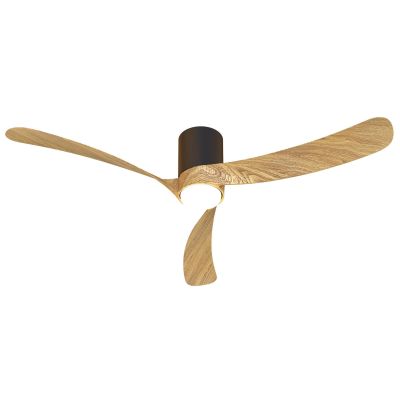 NEMO II VENTILATORE A 3 PALE D132 CM LED 19W LUCE DIMMERABILE 4 COLORI TELECOMANDO INCLUSO